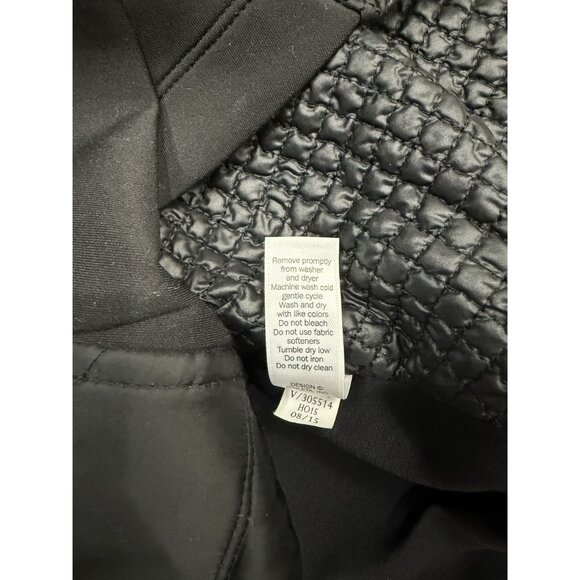NEW Athleta Womens Black Quilted Zip Up Vest Sleeveless Jacket Athletic Stretch - Picture 10 of 12